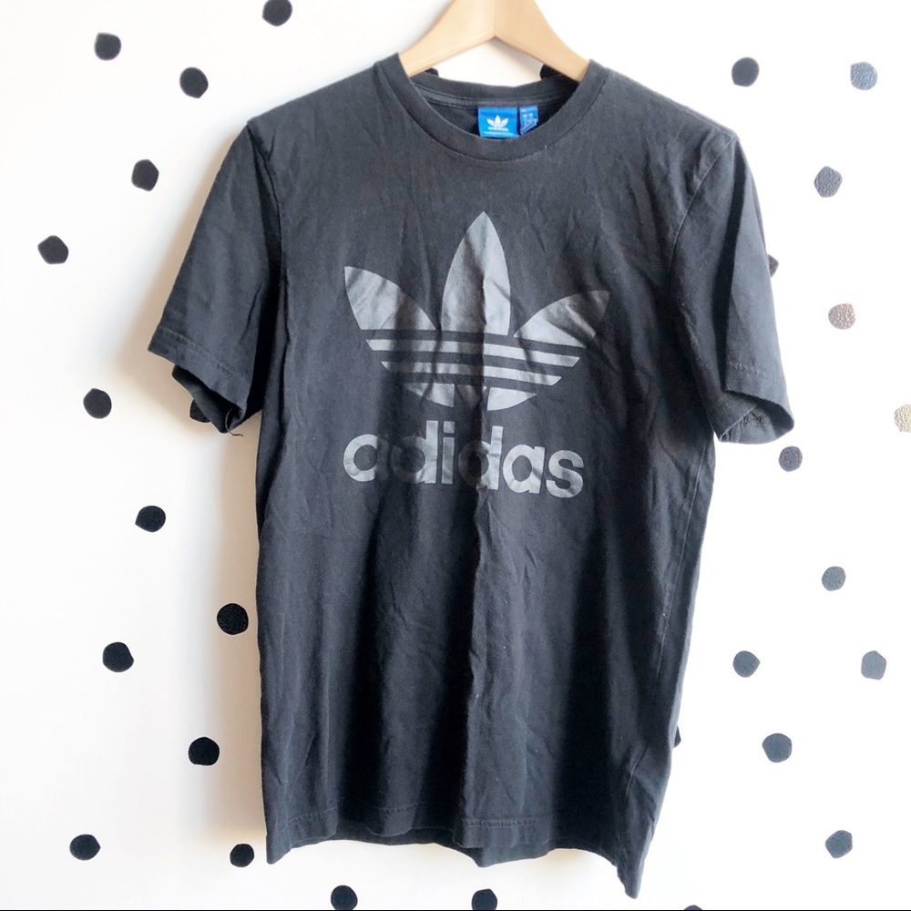 adidas Embossed/3D Logo T-Shirt • Black • Small